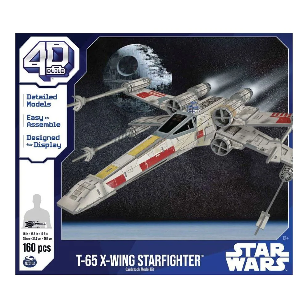Puzzle 4D Spin Master Nava Spatiala XwingStar Wars, 160 el.