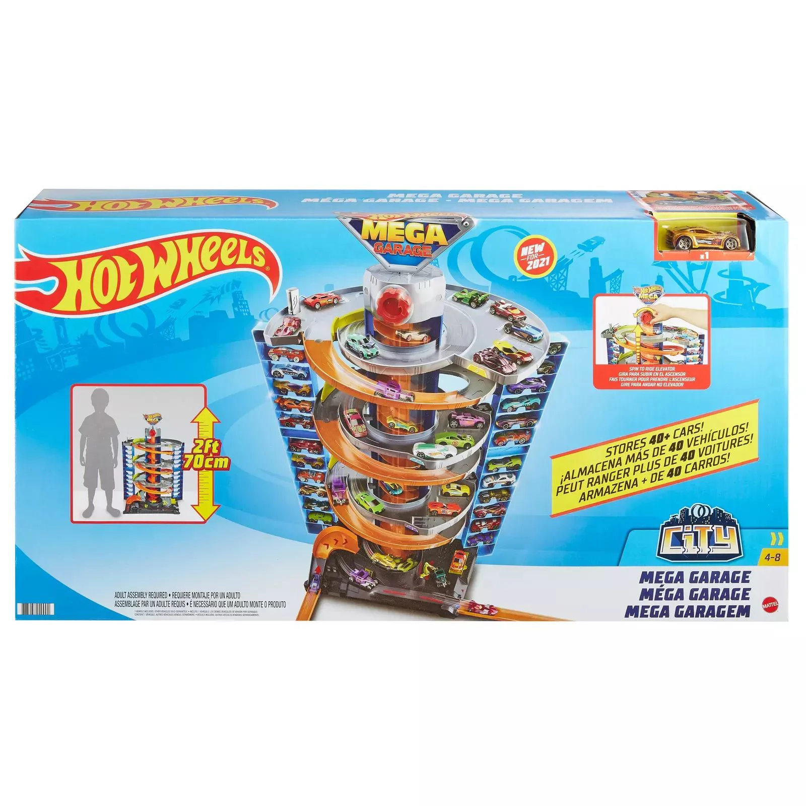 Игровой набор Hot Wheels Мега Гараж