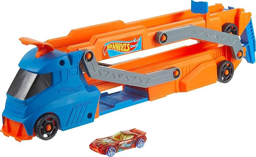 Транспортёр Hot Wheels с трассой Speed Track