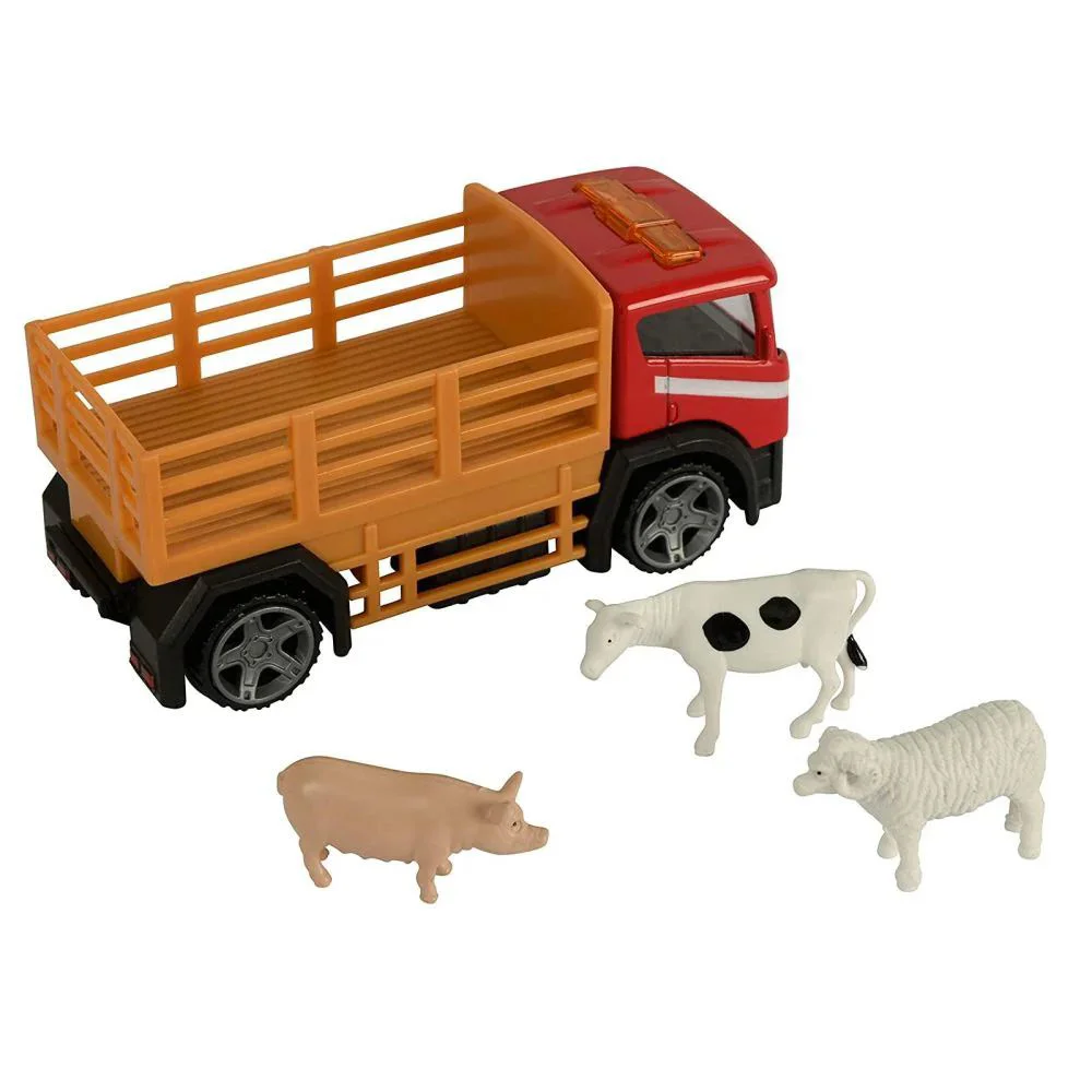 Set de joaca HTI Teamsterz Camion cu animale foto