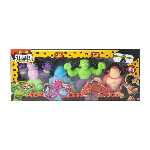 Набор антистресс-игрушек HTI Stretcherz Stretch Squad, 4 шт.