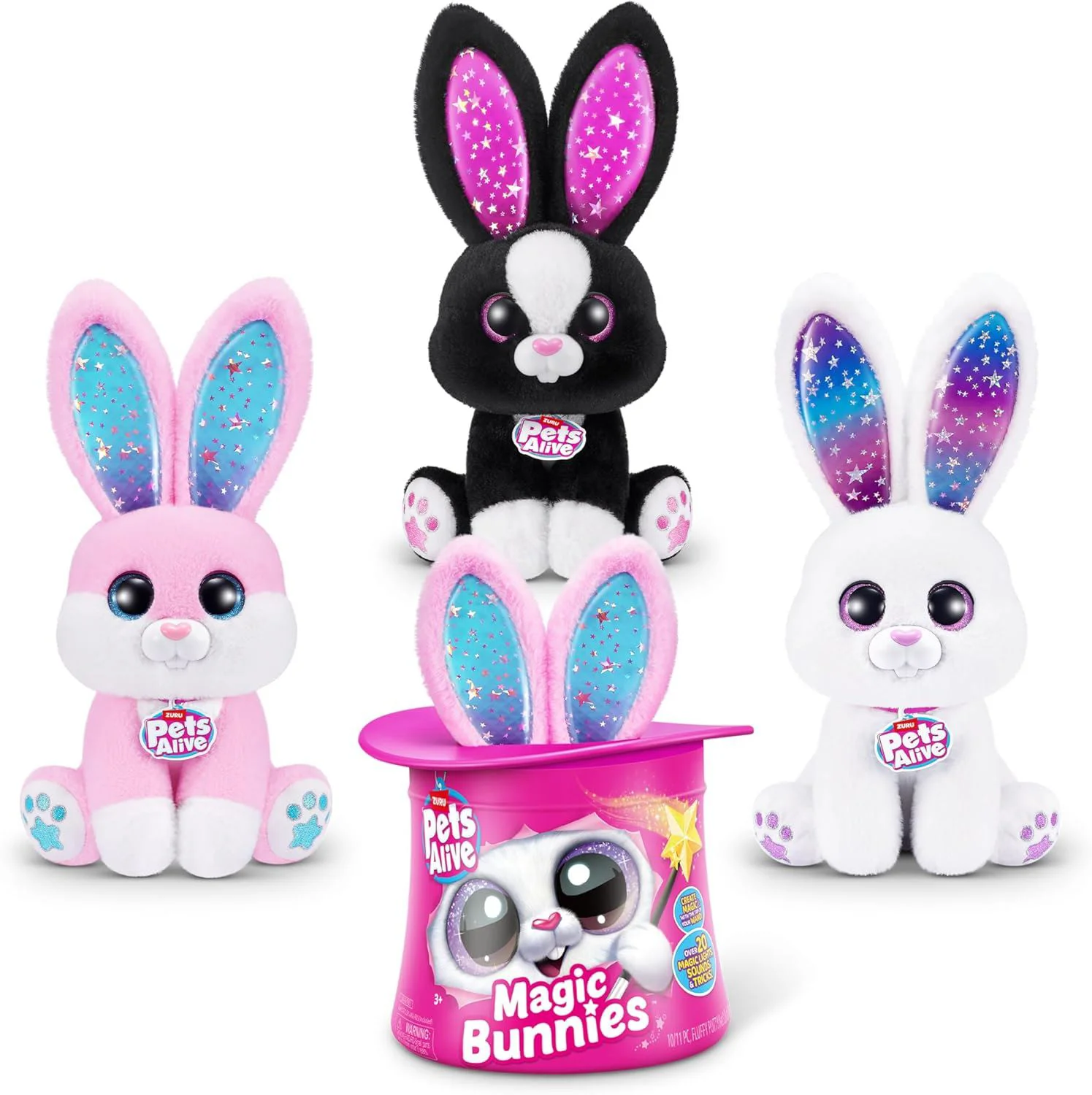 Jucarie de plus surpriza Zuru Iepuras magic Pets Alive