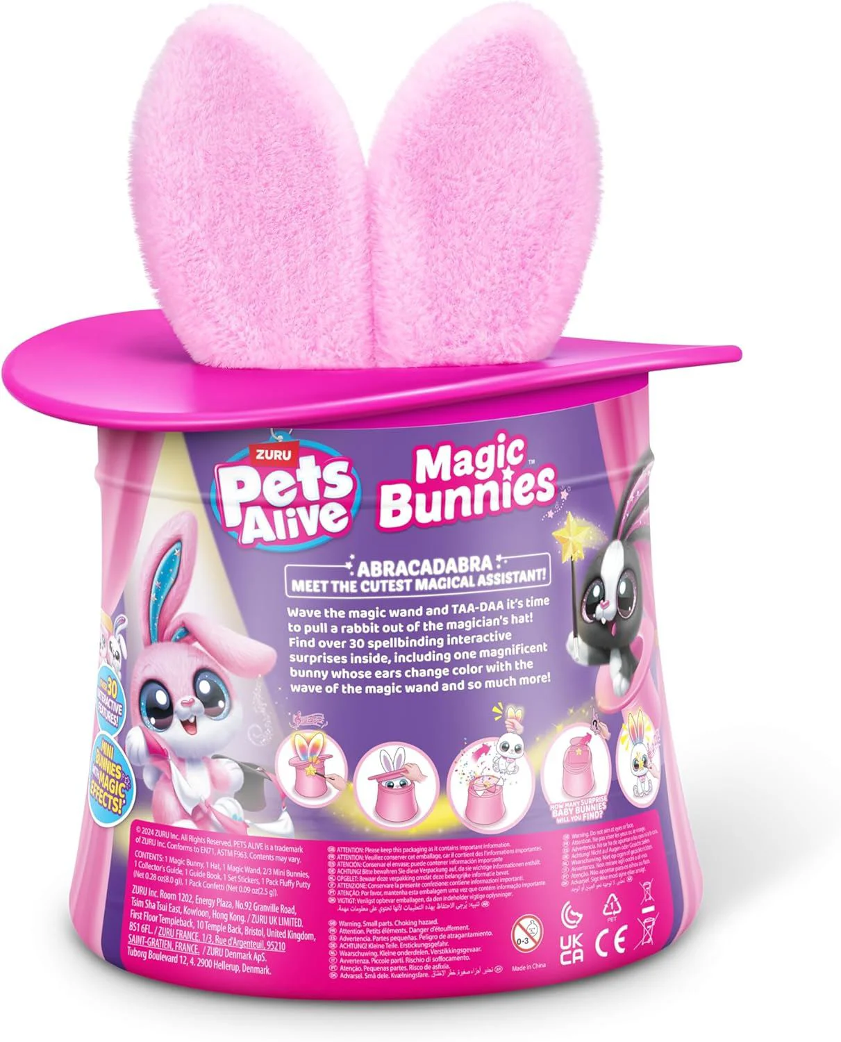 Jucarie de plus surpriza Zuru Iepuras magic Pets Alive