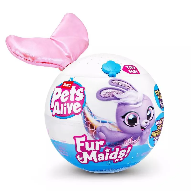 Плюшевая русалка Zuru Pets Alive игрушка-сюрприз