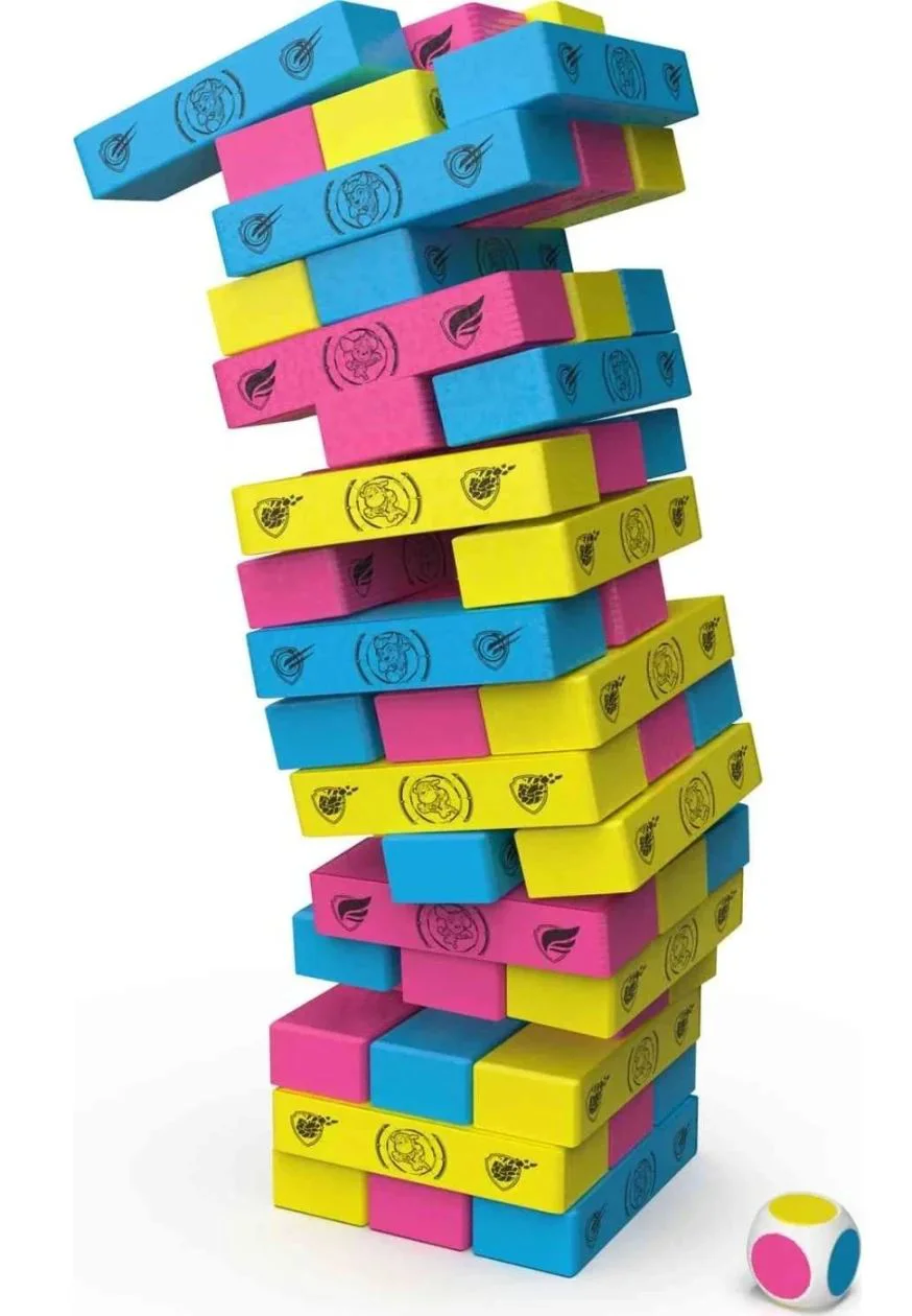 Joc de societate Spin Master Jenga, seria Patrula Catelusilor