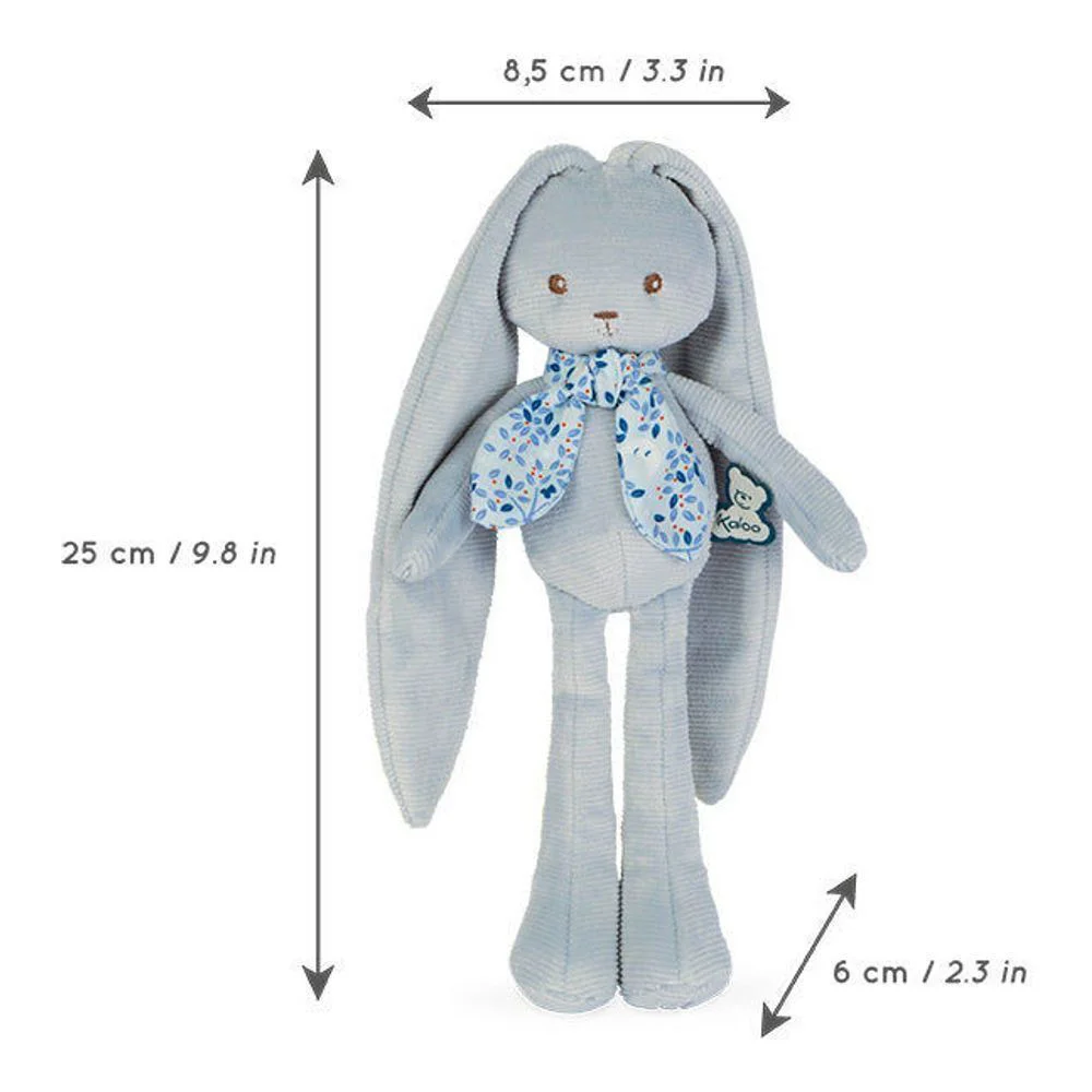 Jucarie de plus Kaloo Iepuras Albastru, 25 cm
