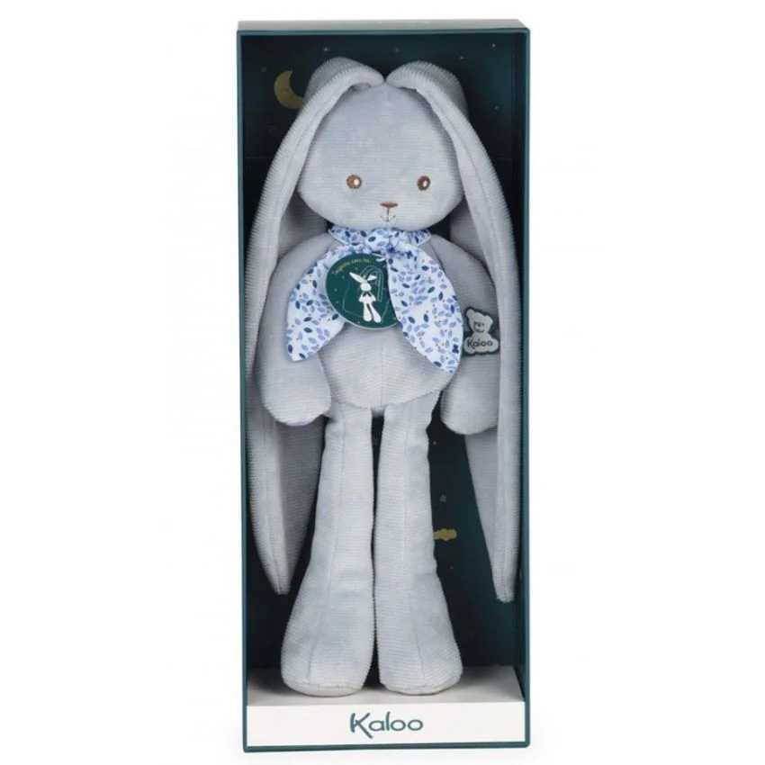 Jucarie de plus Kaloo Iepuras Albastru, 25 cm