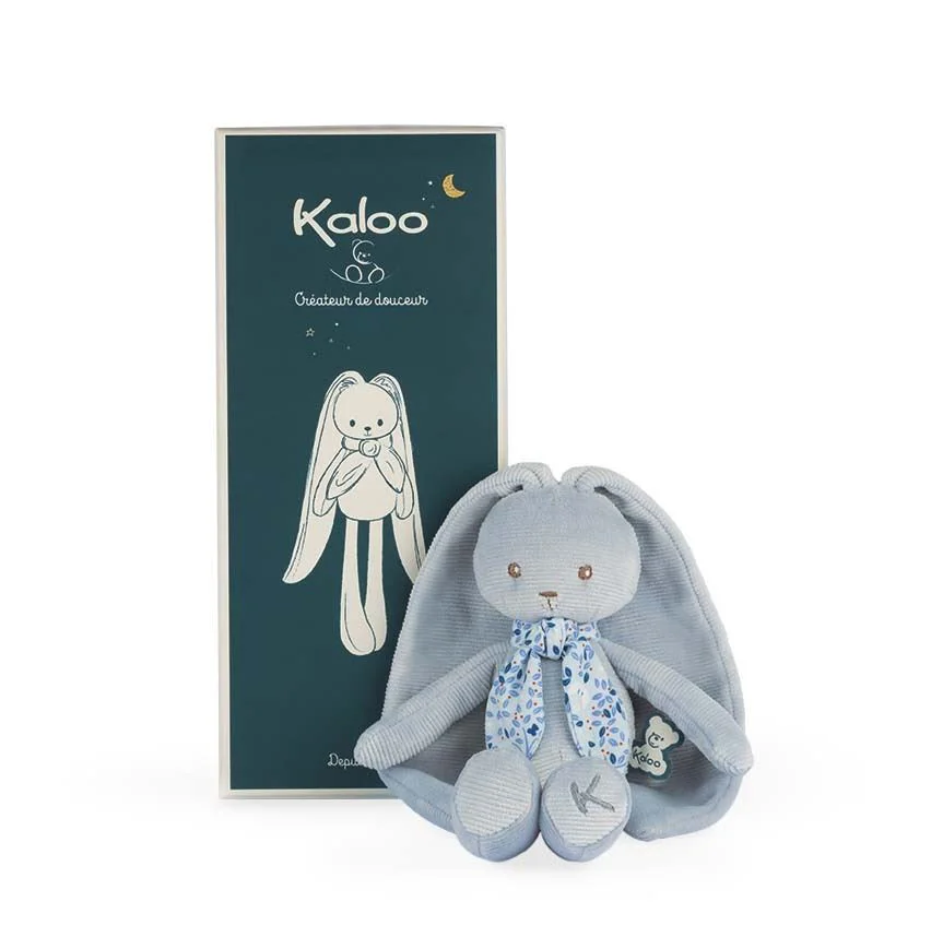 Jucarie de plus Kaloo Iepuras Albastru, 25 cm