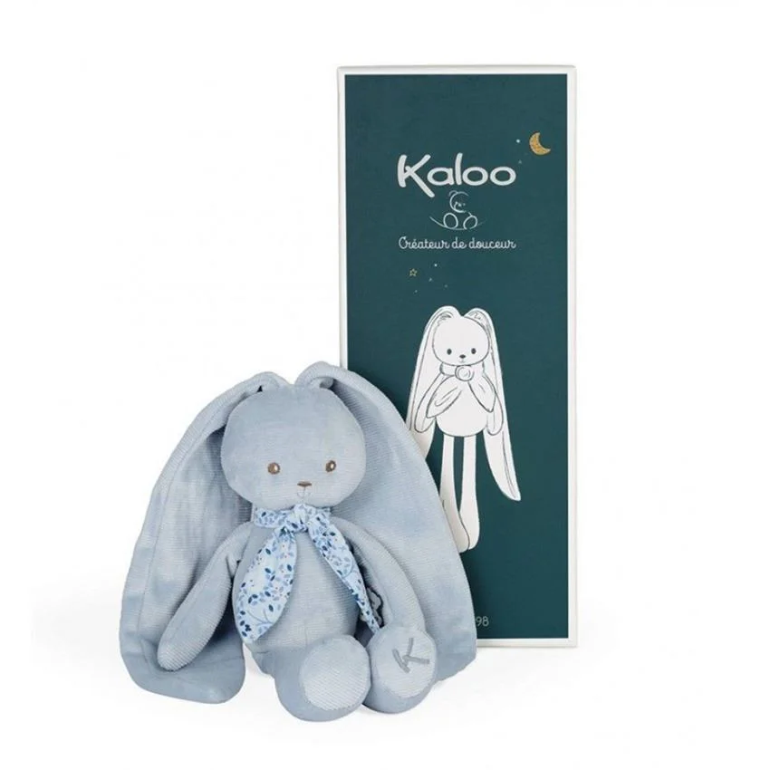 Jucarie de plus Kaloo Iepuras Albastru, 25 cm