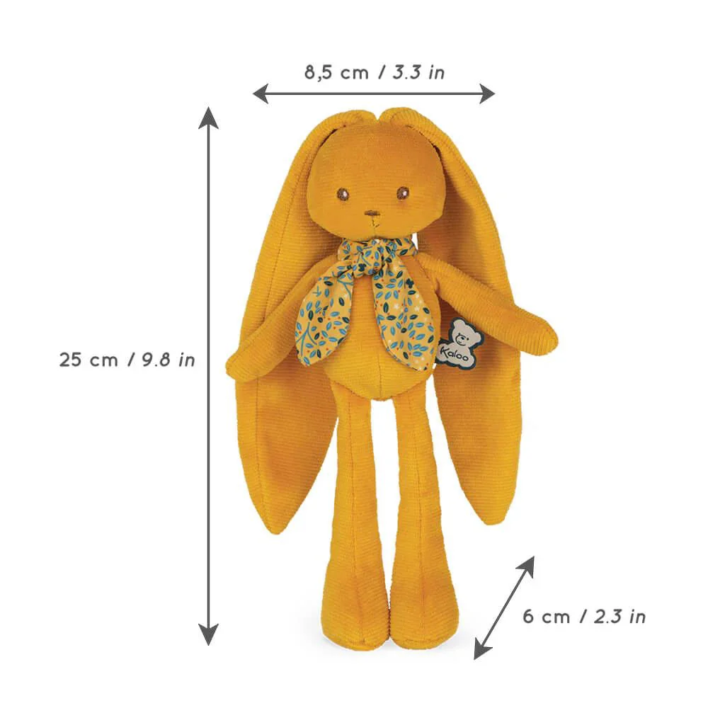 Jucarie de plus Kaloo Iepuras Portocaliu, 25 cm