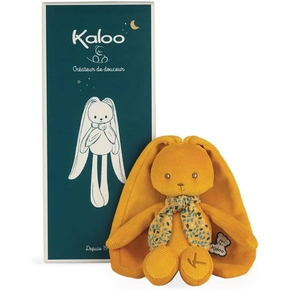 Jucarie de plus Kaloo Iepuras Portocaliu, 25 cm