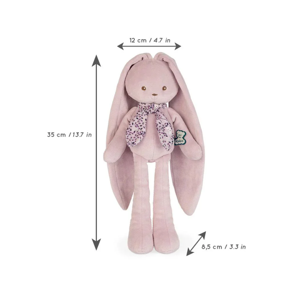 Jucarie de plus Kaloo Iepuras Roz, 35 cm