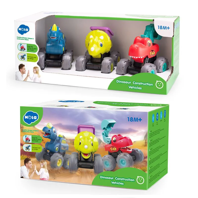 Set de jucarie Hola Toys Masinute Dino