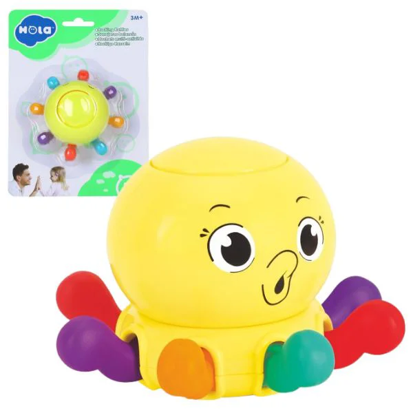 Погремушка Hola Toys Осьминожка foto