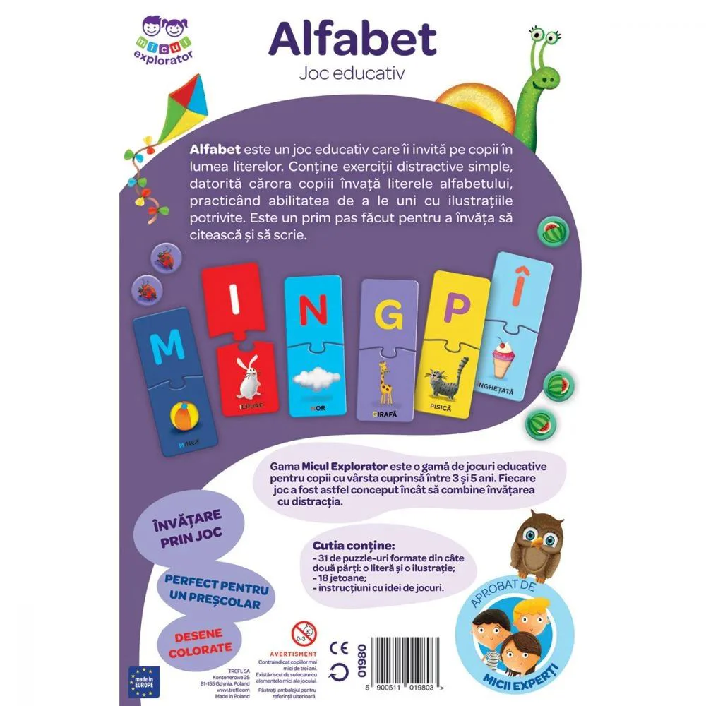 Joc educativ Trefl Micul explorator, Alfabet foto