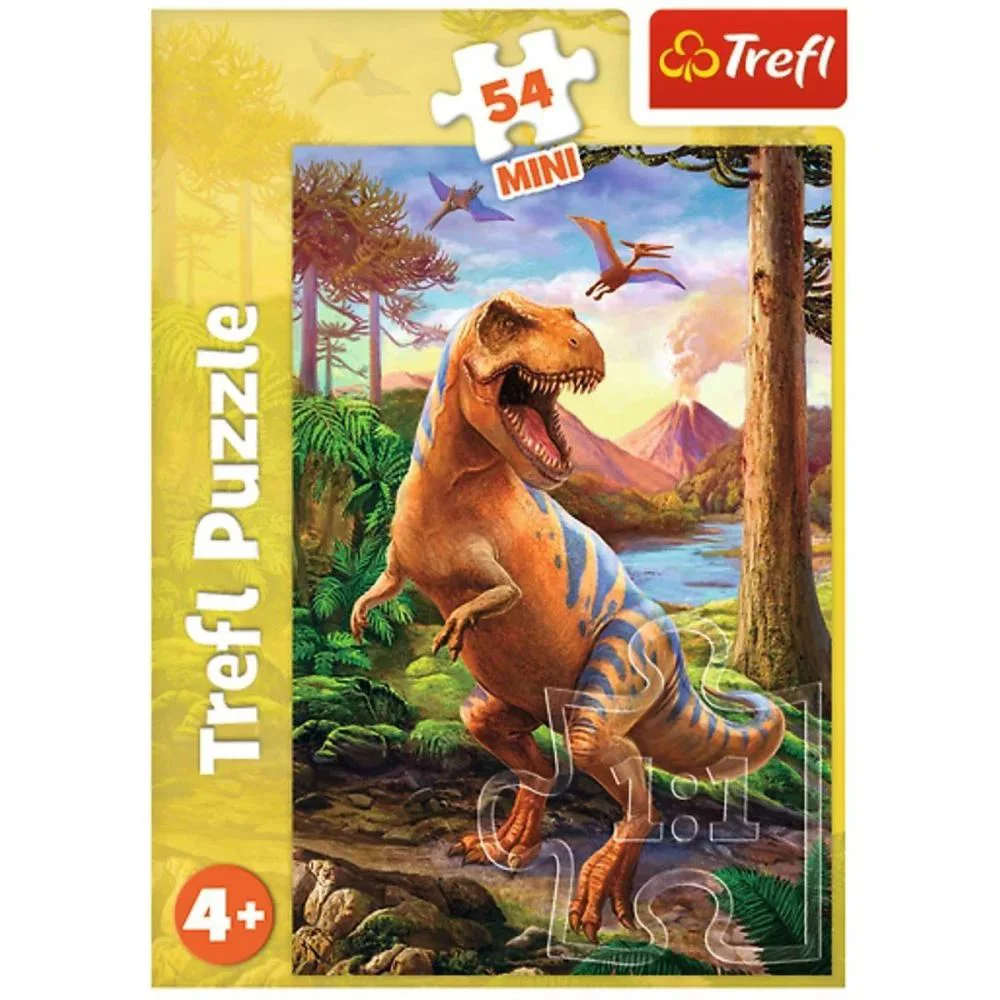 Puzzle Trefl Uimitorii dinozauri, 54 mini el. foto