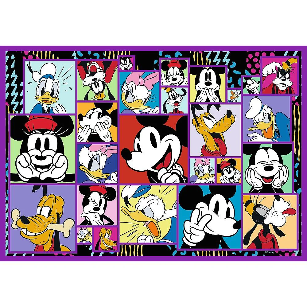 Puzzle Trefl Disney Mickey Mouse si prietenii, 4x250 el. foto