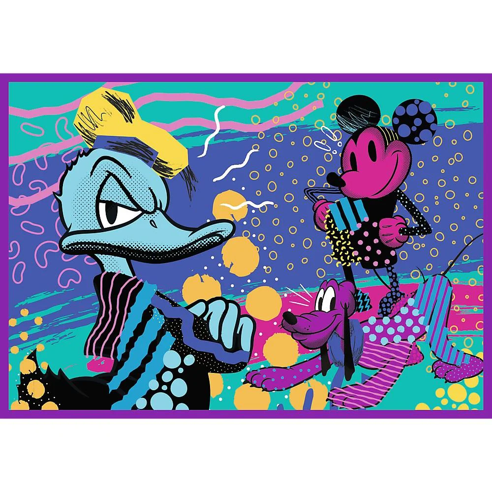 Puzzle Trefl Disney Mickey Mouse si prietenii, 4x250 el. foto