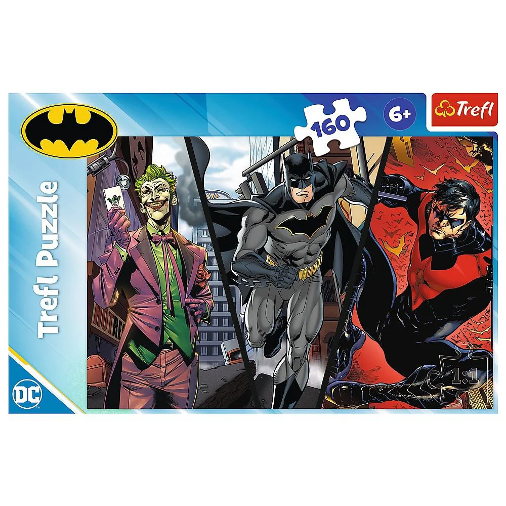 Puzzle Trefl Batman Gata de actiune, 160 el. foto