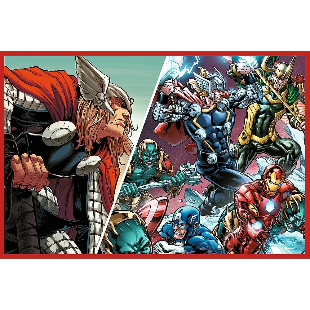 Puzzle Trefl Marvel Avengers Aparatorii lumii, 2x200 el. foto