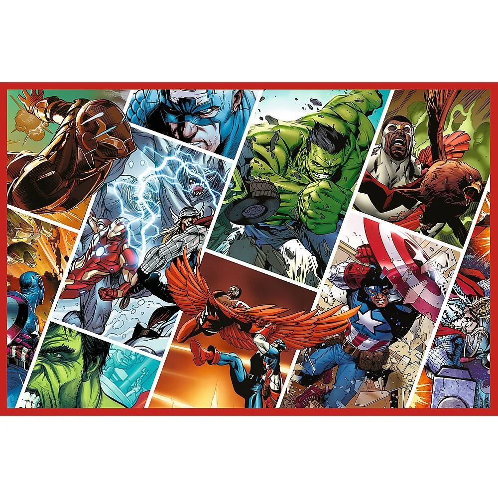 Puzzle Trefl Marvel Avengers Aparatorii lumii, 2x200 el. foto