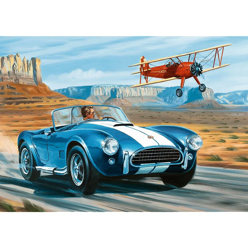 Puzzle Trefl Premium Plus Cursa in desert, 1000 el. foto