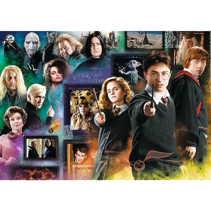 Puzzle Trefl Harry Potter, Lumea vrajitorilor, 1000 el. foto
