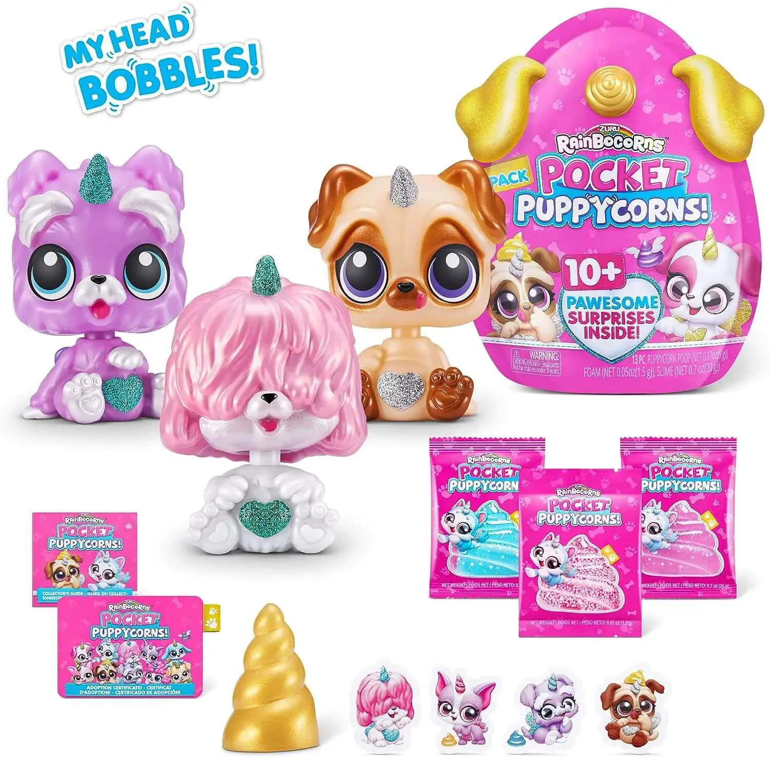Яйцо-сюрприз с игрушкой Zuru Pocket Puppycorn
