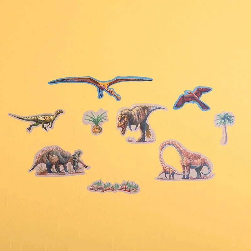 Set cu abtibilduri repozitionabile Londji Dinozauri foto