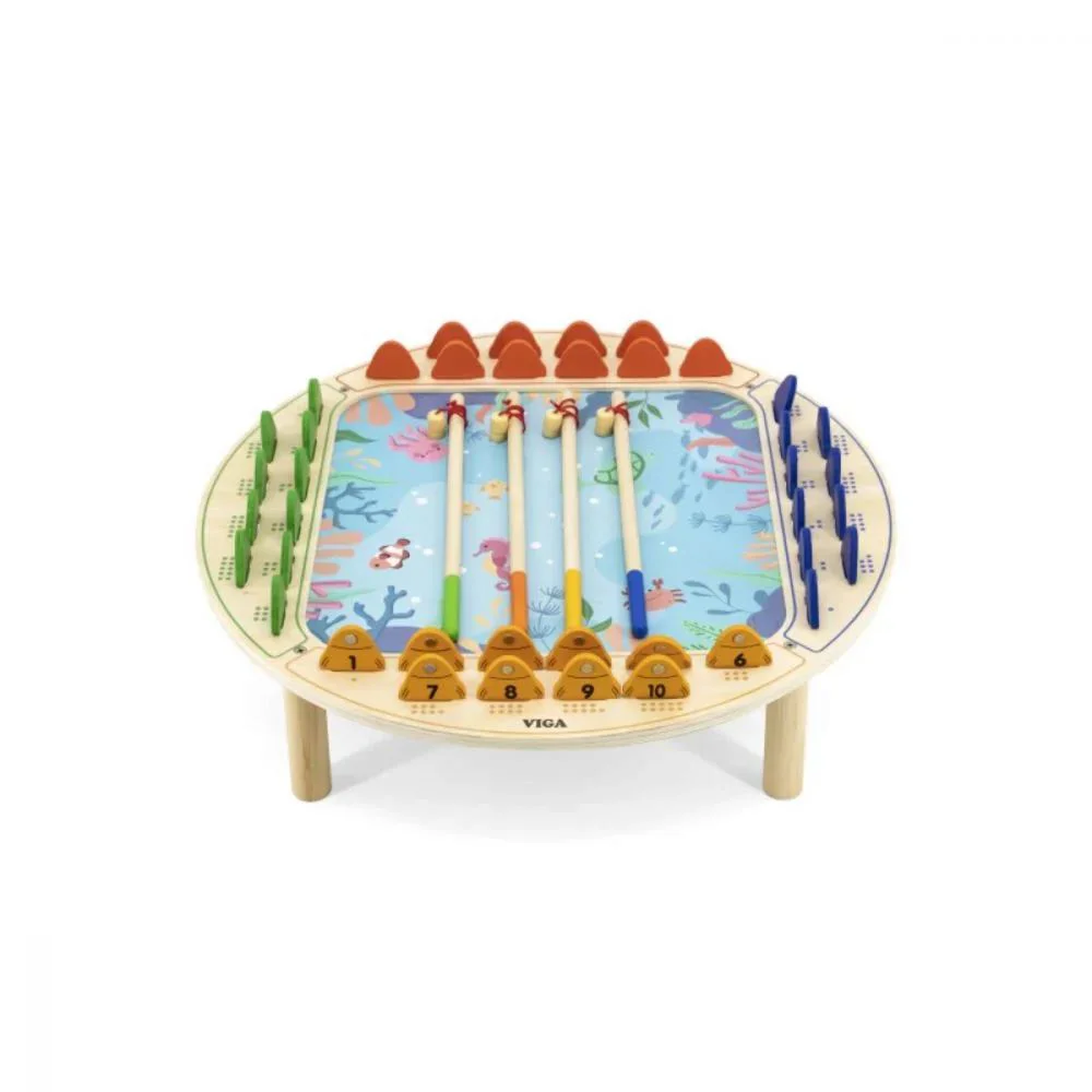 Set de joaca din lemn Viga Toys Prindem peste foto