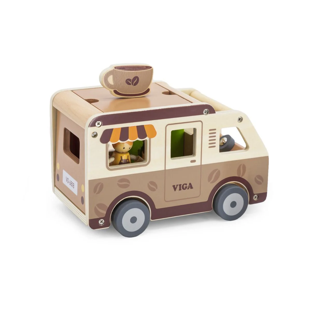 Set de joaca din lemn Viga Toys Cafenea foto