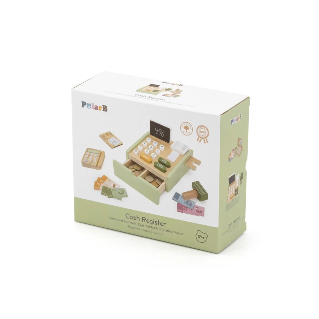 Set de joaca din lemn Viga Toys Casa de marcat foto