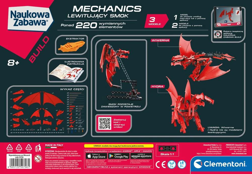 Constructor Clementoni Science & Play Dragon