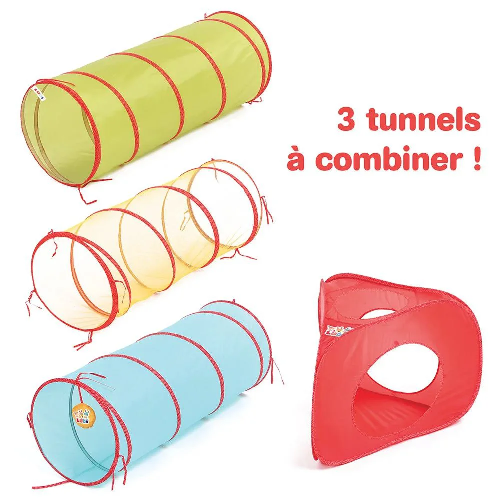 Cort cu tunel de joaca Ludi pentru copii