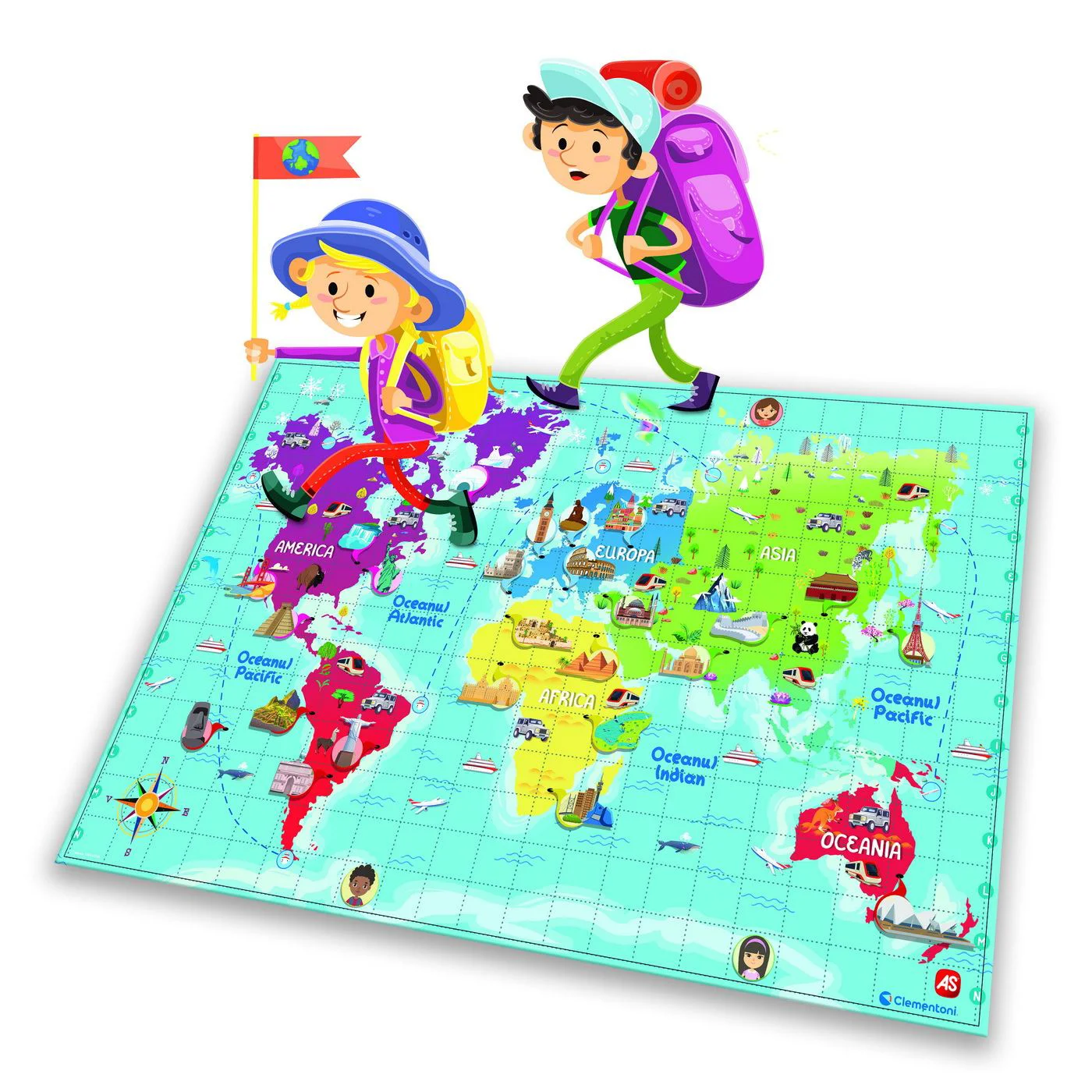 Настольная игра AS KIDS Agerino Изучаю мир