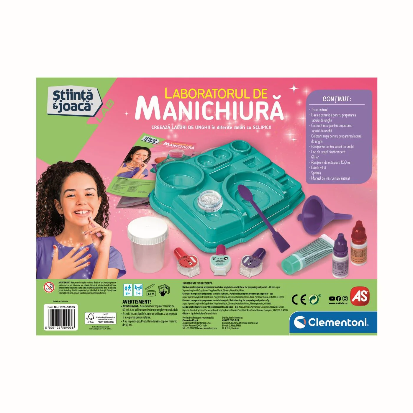 Обучающая игра AS KIDS Наука и игра: Маникюрная лаборатория
