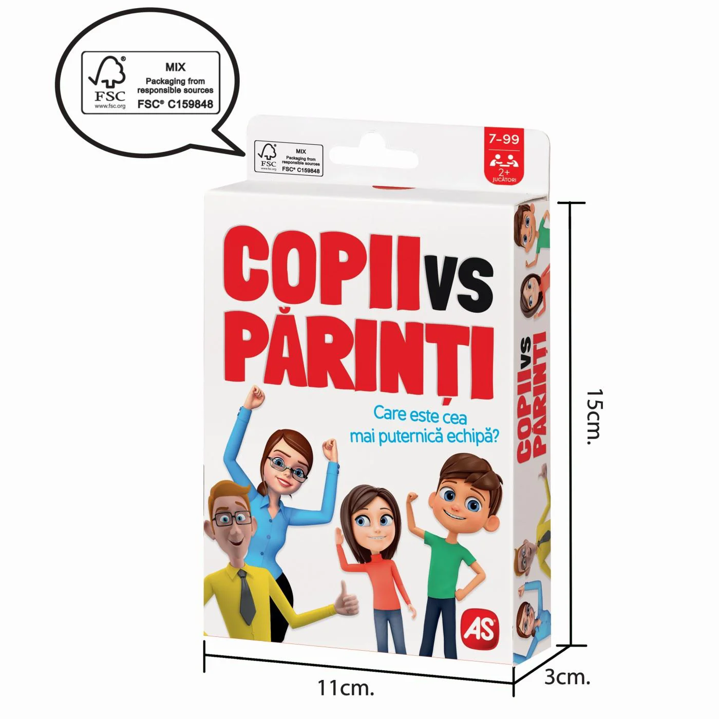 Joc de carti AS KIDS Agerino Copii vs parinti foto