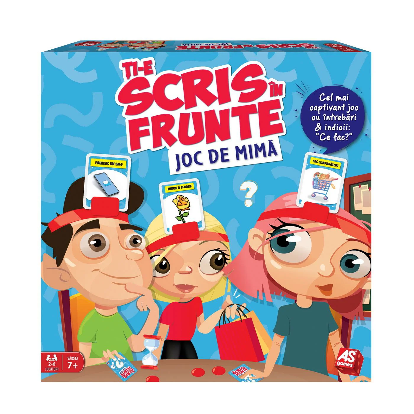 Настольная игра AS KIDS Agerino У тебя на лбу написано!