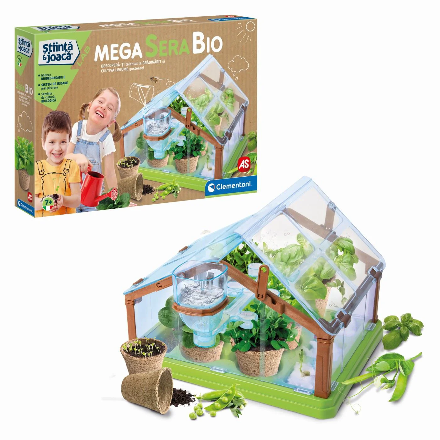 Обучающая игра AS KIDS Наука и Игра: Мега Био-Теплица