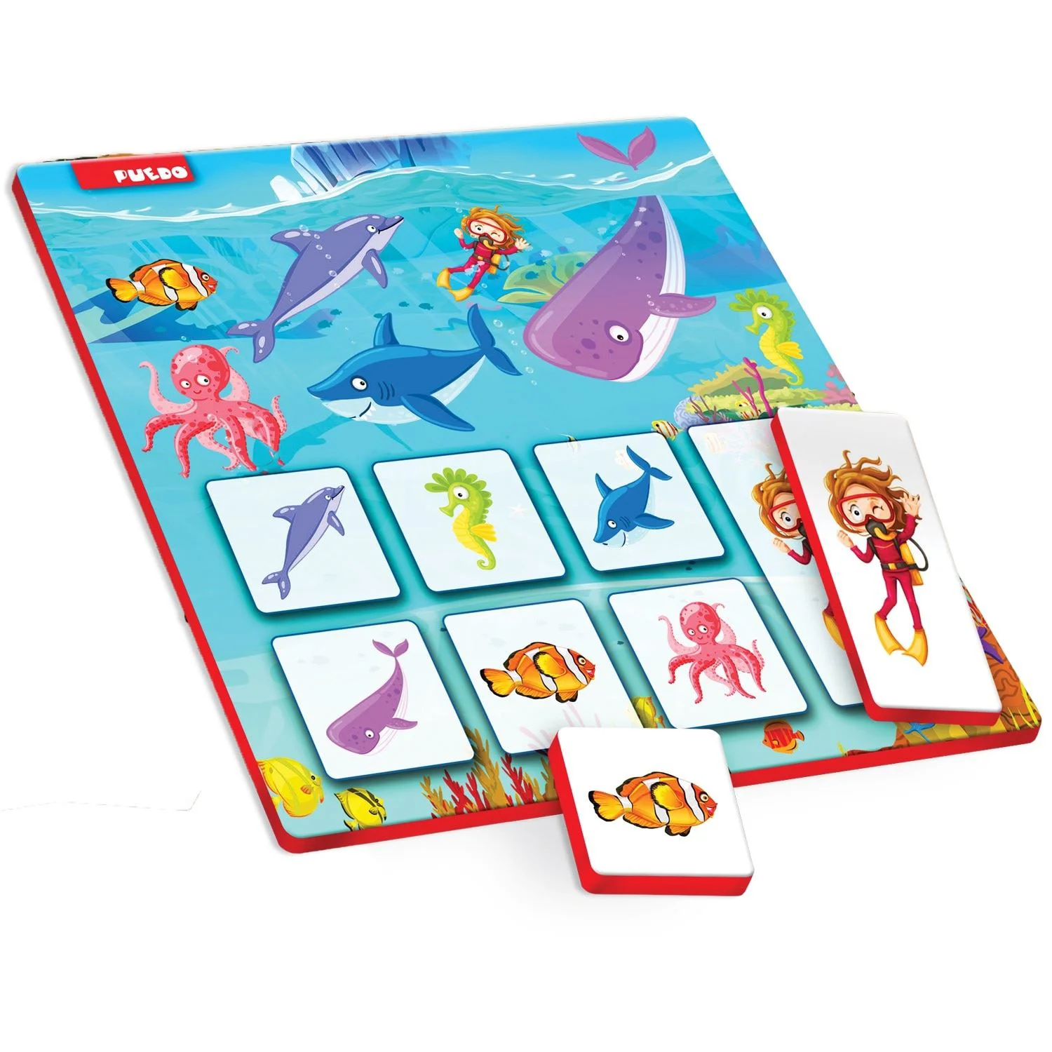 Joc Bingo Puedo Habitatul animalelor, 32 piese