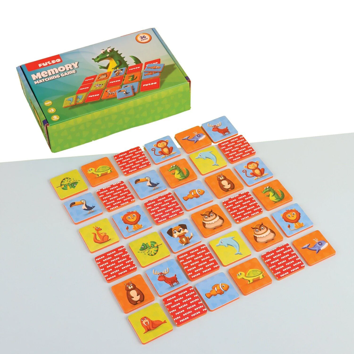 Игра на развитие памяти Puedo Животные, 36 эл.