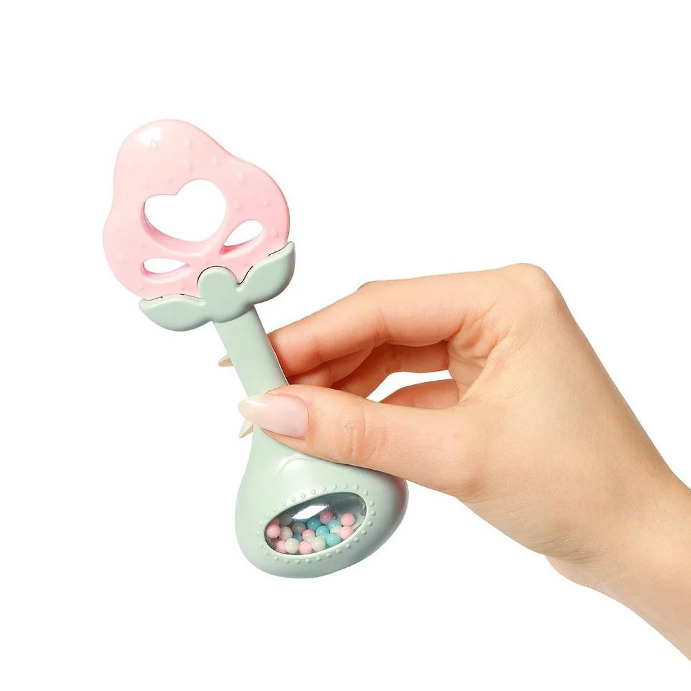 Погремушка с прорезывателем BabyOno Juicy Strawberry