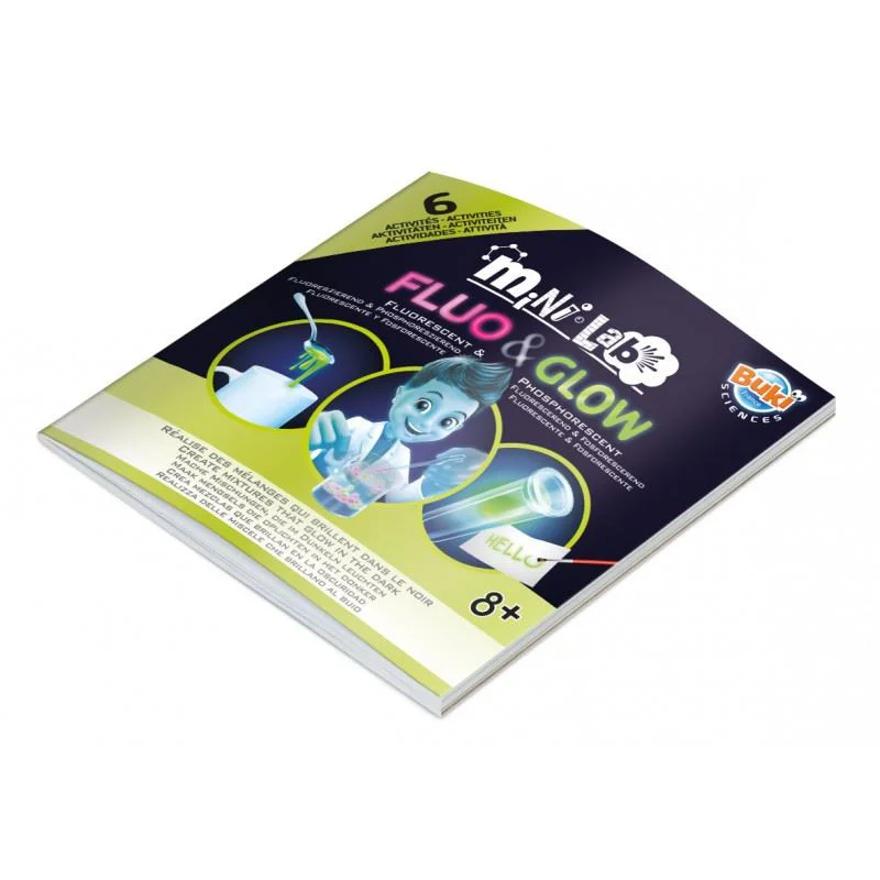Игровой набор Buki Мини-лаборатория Fluo & Glow