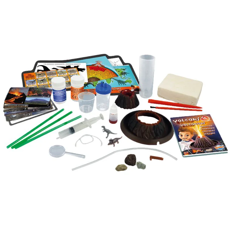 Set de joaca Buki Vulcani si dinozauri