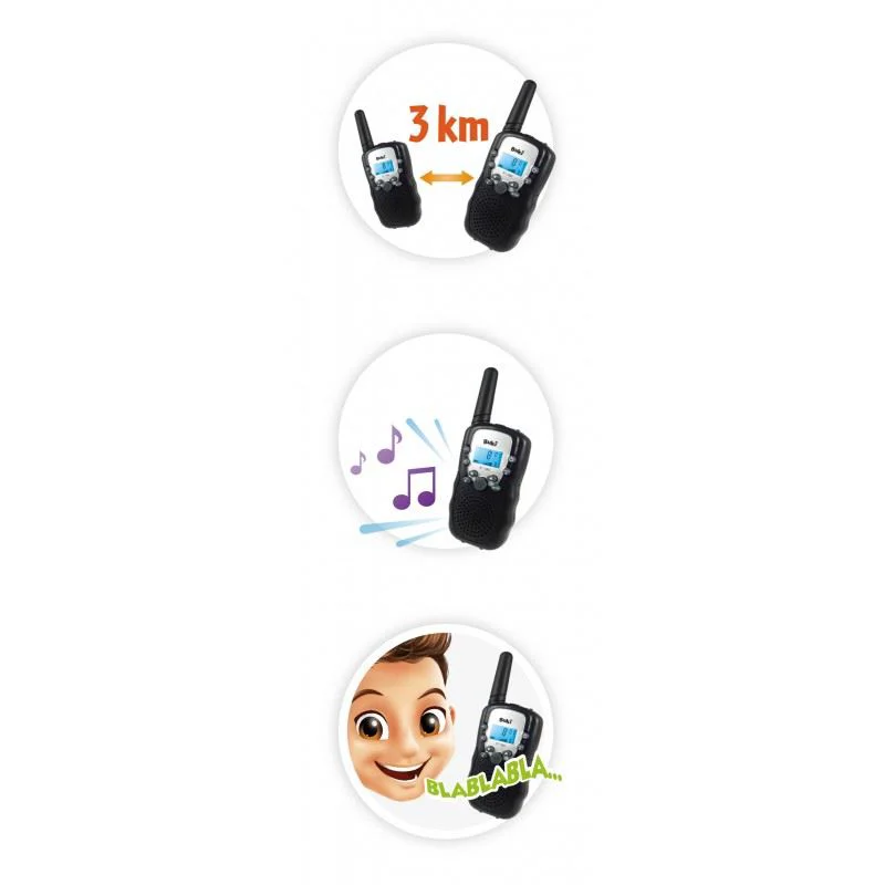 Set jucarii interactive Buki Walkie talkie, 2 buc. foto