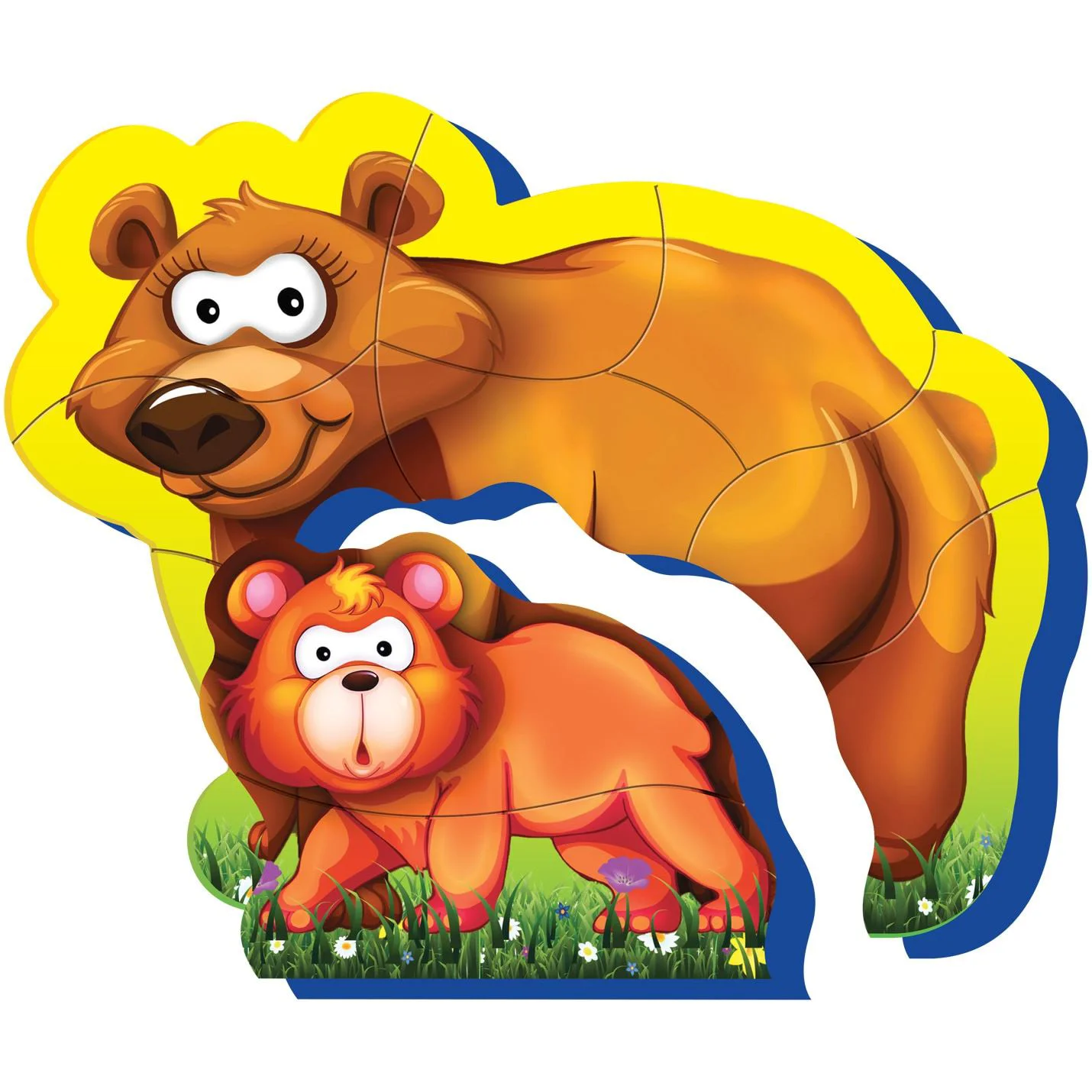 Puzzle magnetic Puedo Mommy & Baby, 6 el.
