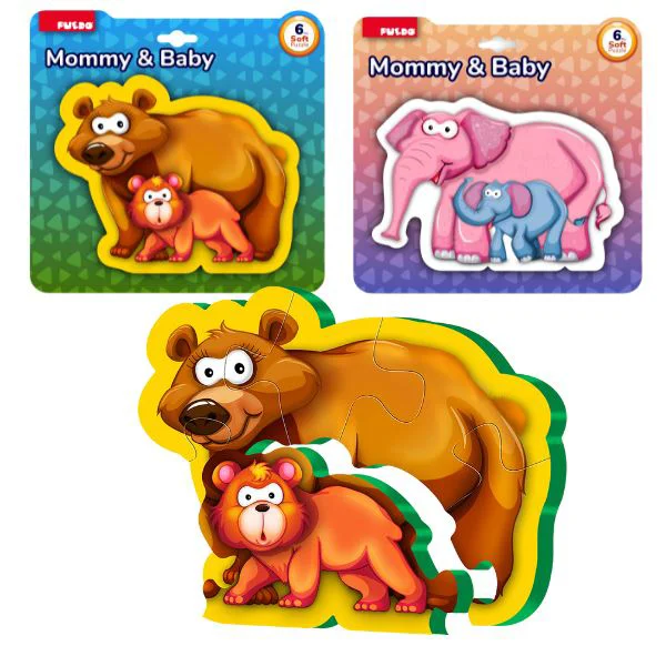 Puzzle magnetic Puedo Mommy & Baby, 6 el.