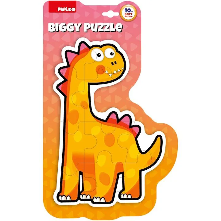 Puzzle Dinozaurul Biggy Puedo, 10 el., in as.