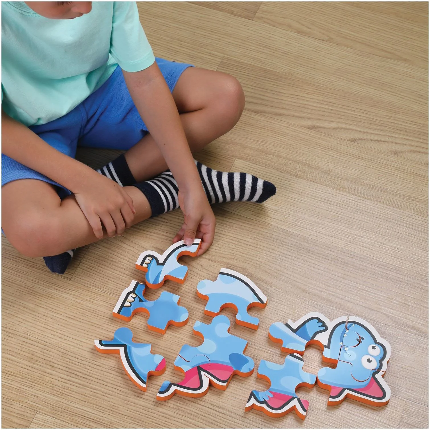 Puzzle Dinozaurul Biggy Puedo, 10 el., in as.