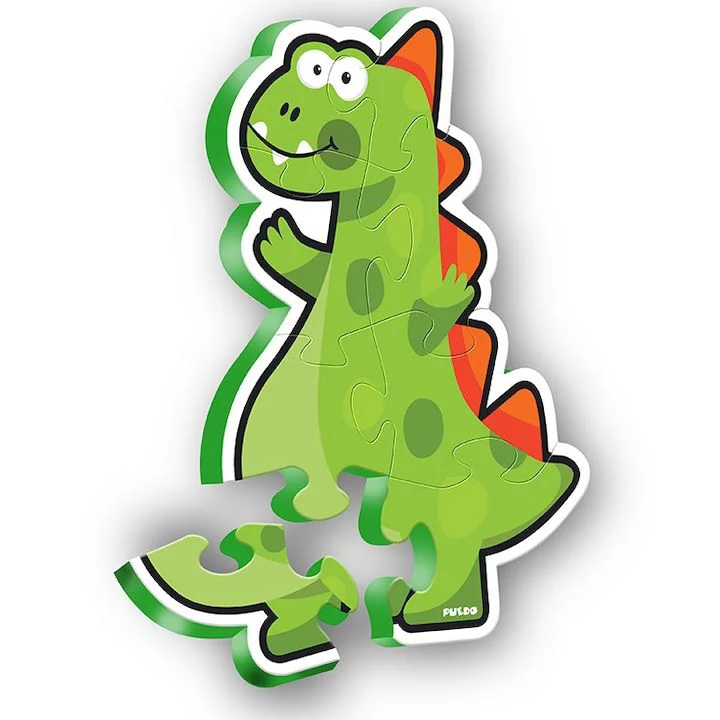 Puzzle Dinozaurul Biggy Puedo, 10 el., in as.